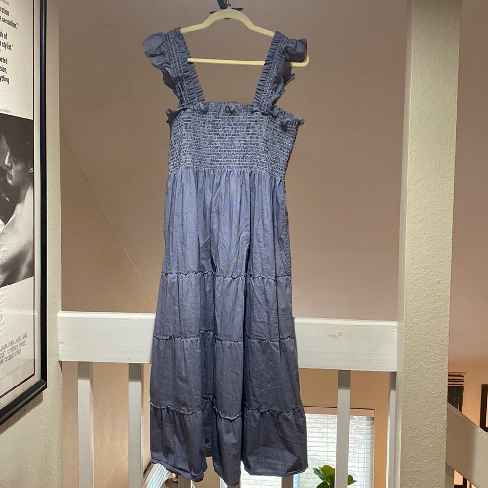 Nap Dress Ellie - Navy Gingham